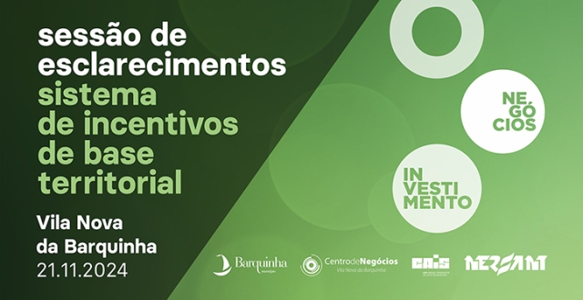 Sessão de esclarecimentos - Sistema de incentivos de base territorial